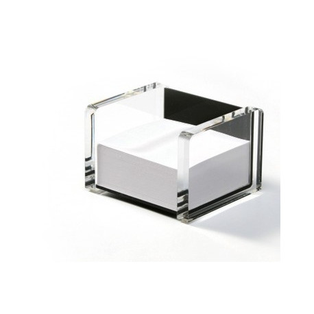 Märkmepaberialus  Wedo Exclusiv ,116x 99x75 mm ,acryllic, läbip/must,paber 90x90x500lehte