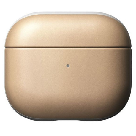 Nomad kaitseümbris Leather Apple AirPods 3, natural
