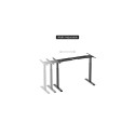 Adjustable Height Table Up Up Bjorn Black, Table top M White