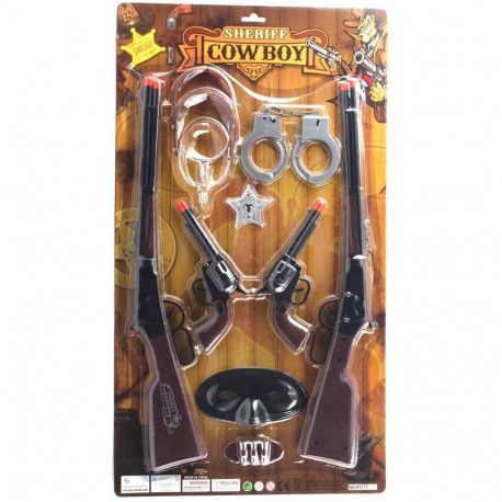 Kauboi mängukomplekt 9 osa