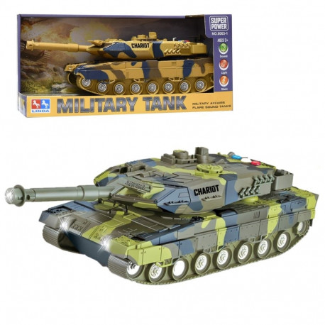 Tank heli ja valgusega 37 cm