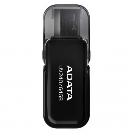 ADATA MEMORY DRIVE FLASH USB2 64GB/BLACK AUV240-64G-RBK