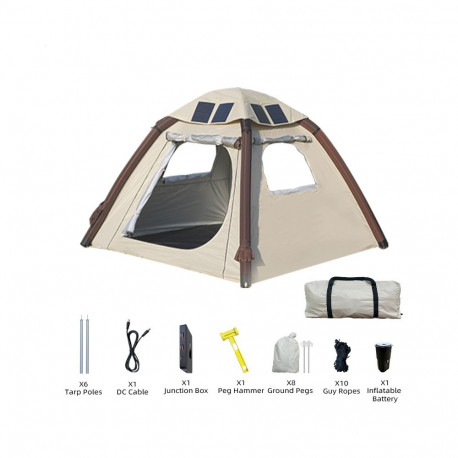 PLATINET CAMPING SOLAR TENT NAMIOT 52W 2000mAh INFLATE [46266]