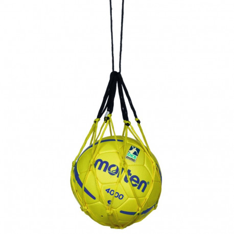 Ball net BND-L, for 1 ball, black/yellow, TM Molten