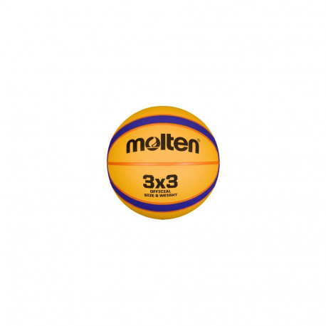 Basketball B33T4000,  rubber, outdoor, blue/yellow/red, TM Molten
