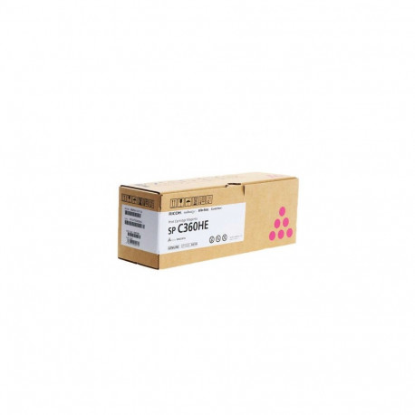 Ricoh SP C360HE (408186) Toner Cartridge, Magenta