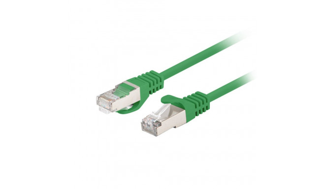 PATCHCORD CAT.6 FTP 1M GREEN FLUKE PASSED LANBERG 10-PACK