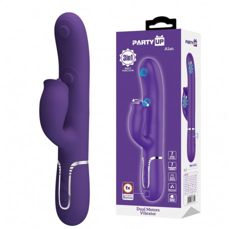 Alan jänes-vibraator lakkuva funktsiooni ja Burst Climax nupuga