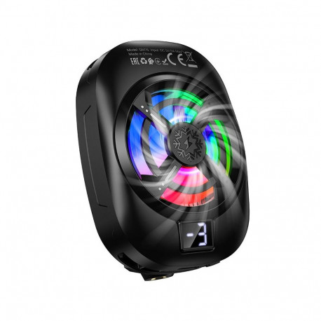 Mobile phone fan cooler Hoco GM76 black