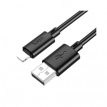 Cable USB A to Lightning Hoco 2,4A 2 m X88 black