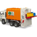 BRUDER MAN TGA garbage truck rear loader, model vehicle BRUDER MAN TGA garbage truck rear loader, model vehicle
