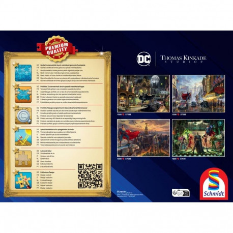 Schmidt Spiele Thomas Kinkade Studios: DC - Batman, Superman and Wonder Woman - The Trinity, Jigsaw 