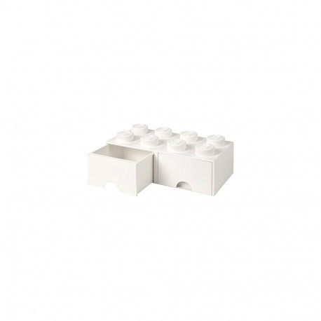 LEGO klotsisahtel 8, valge