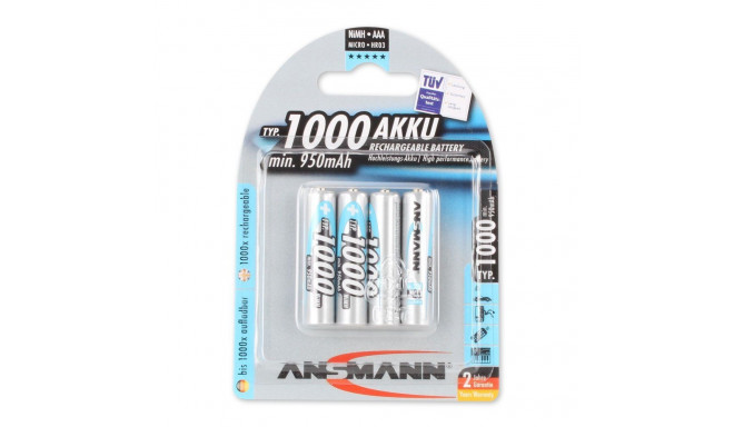 Ansmann 4xAAA NM 1.2V/ 1000mAh
