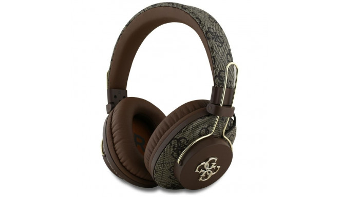 Guess ENC Metal 4G Bluetooth Over-Ear Headphones - Brown