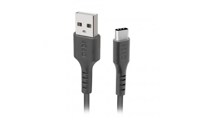 SBS TECABLETC3MTK USB-A - USB-C Cable 3m - Black
