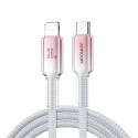 Joyroom S-A42 Crystal-Clear Series 30W USB-C - Lightning cable 1.2m - white