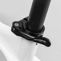 Rockbros 41210092001 bicycle seat clamp with quick release - black