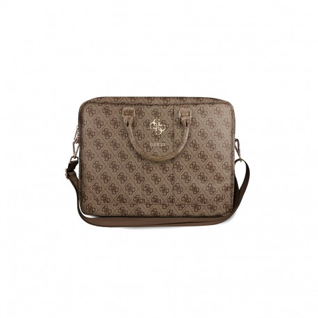 Guess 4G Big Logo bag for a 16'' laptop - brown