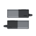 Acefast Z2 GaN 75W PD desktop charger 3x USB-C 2x USB-A - black and gray