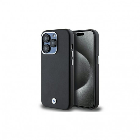 BMW Signature Wrapped Metal MagSafe case for iPhone 14 Pro Max - black