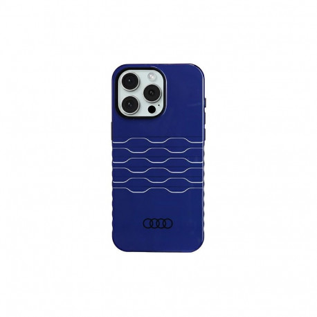 Audi IML MagSafe case for iPhone 15 Pro Max - blue