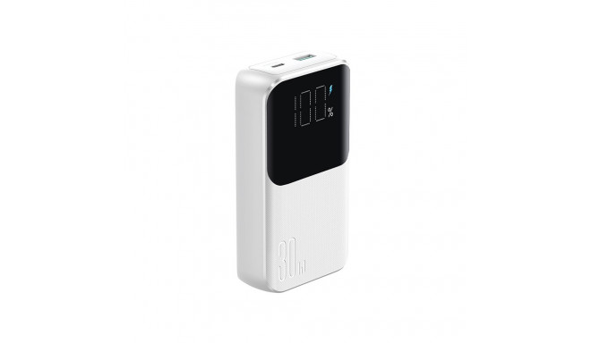 Mini power bank with built-in cables Joyroom JR-PBC06 30W 10000mAh - white