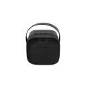 Guess Bluetooth speaker GUWSB2P4SMK Speaker mini black/black 4G Leather Script Logo with Strap