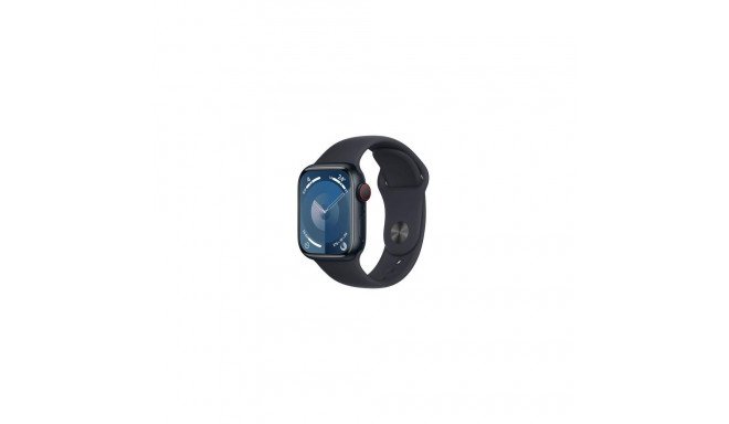 Apple Watch Series 9 41 mm Digital 352 x 430 pixels Touchscreen 4G Black Wi-Fi GPS (satellite)