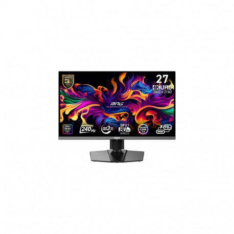MSI MPG 272URXDE QD-OLED computer monitor 67.3 cm (26.5") 3840 x 2160 pixels 4K Ultra HD Bl