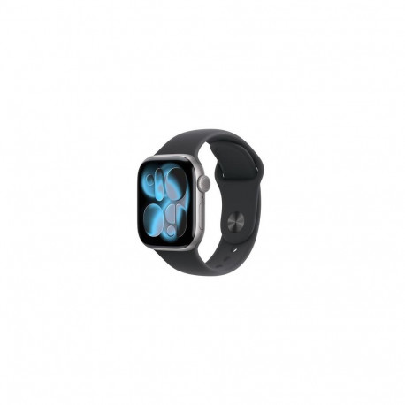 Apple Watch Series 11 GPS + Cellular 42mm Space Grey Aluminium Case with Black Sport Band - M/L