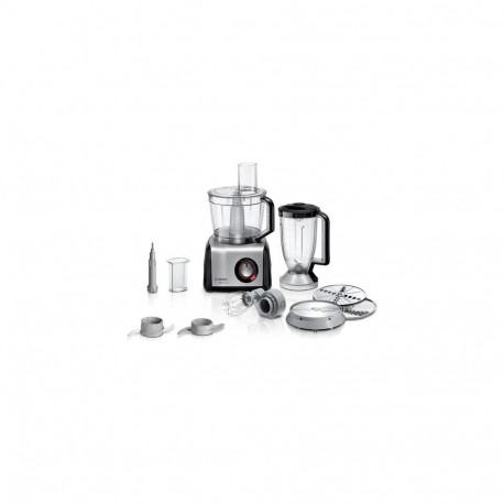 Bosch MC812M814 food processor 1250 W 3.9 L Black, Stainless steel, Transparent