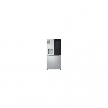 LG InstaView GMG861MBAE side-by-side refrigerator Freestanding 508 L E Black, Stainless steel