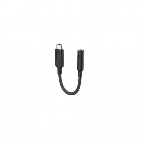 ALOGIC ELPC35A-BK mobile phone cable Black 0.1 m USB-C 3.5 mm