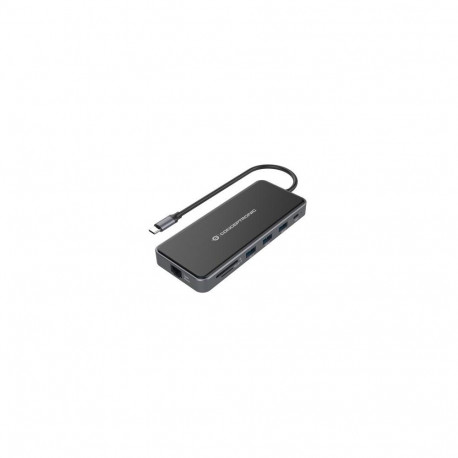 Conceptronic DONN15G laptop dock/port replicator Wired USB 3.2 Gen 1 (3.1 Gen 1) Type-C Grey