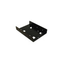 Inter-Tech 88885232 drive bay panel 2x 2.5" Bezel panel Black