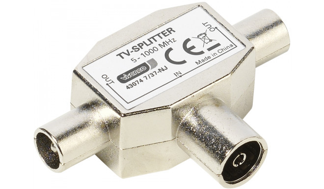 Vivanco antenna cable splitter TV