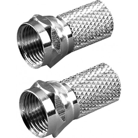 Vivanco cable connector F 7mm 2pcs