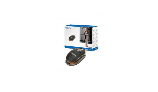 LogiLink optical USB Mini with LED mouse USB Type-A 800 DPI