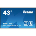 "109cm/43"" (3840x2160) iiyama ProLite LH4365UHSB-B1 16:9 4K IPS Touch 8ms 60Hz 24/7 2xHDMI DP LAN W