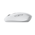  Logitech MX Anywhere 3S Mouse - RF Wireless + Bluetooth, Laser, 8000 DPI, Pale Grey (White)