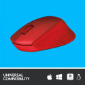 LOGITECH M330 Silent Plus Red - 2.4GHZ - EMEA