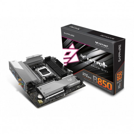 NITRO+ B850M WIFI AM5 4DDR5 mATX emaplaat