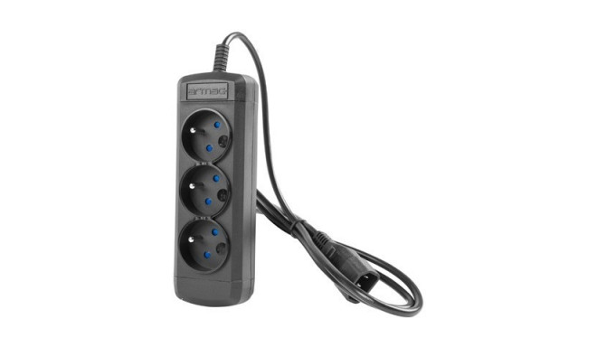 Extension bar ARCOLOR3 0.6M UPS 3X 230V PL IEC black