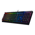 Razer BlackWidow V3 mehaaniline mänguklaviatuur juhtmega RGB LED valgus NORD must