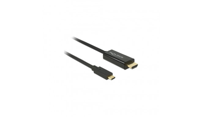 Delock USB Cable USB-C - HDMI 1 m Black (85258)