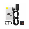 Quick Charger Baseus GaN3 Pro, 2x USB-C, 2x USB, 65W (black)