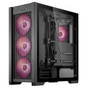 Case|ASUS|TUF Gaming GT302 ARGB|MidiTower|Case product features Transparent panel|Not included|ATX|E