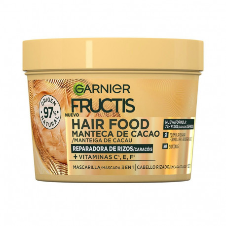 Garnier juuksemask Fructis Hair Food Manteca Cacao toidetud lokkidele 390ml
