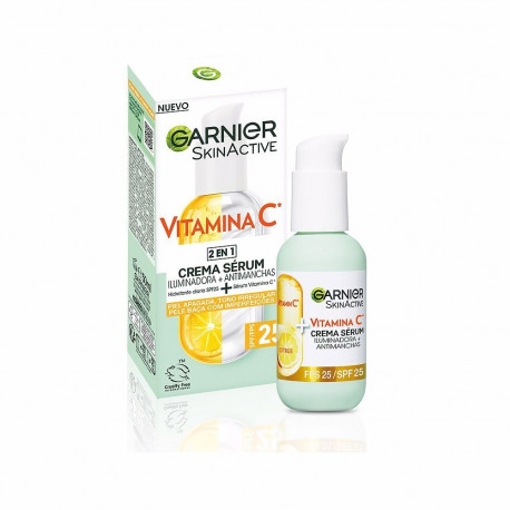 Garnier kreem-seerum vitamiin C 2-ühes helendav laikudevastane SPF25 50ml